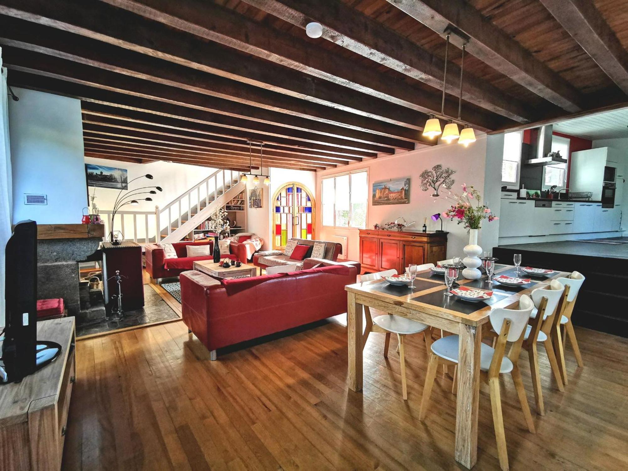 Grande Maison Au Coeur D'Un Village Historique Avec Terrasse Et Wifi Inclus - Fr-1-582-308 Saint-Vidal Zewnętrze zdjęcie